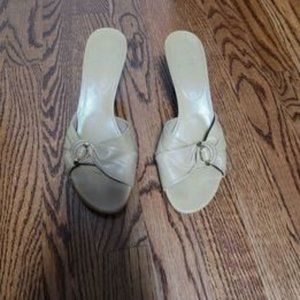 Stuart Weitzman Kitty Heel Mules